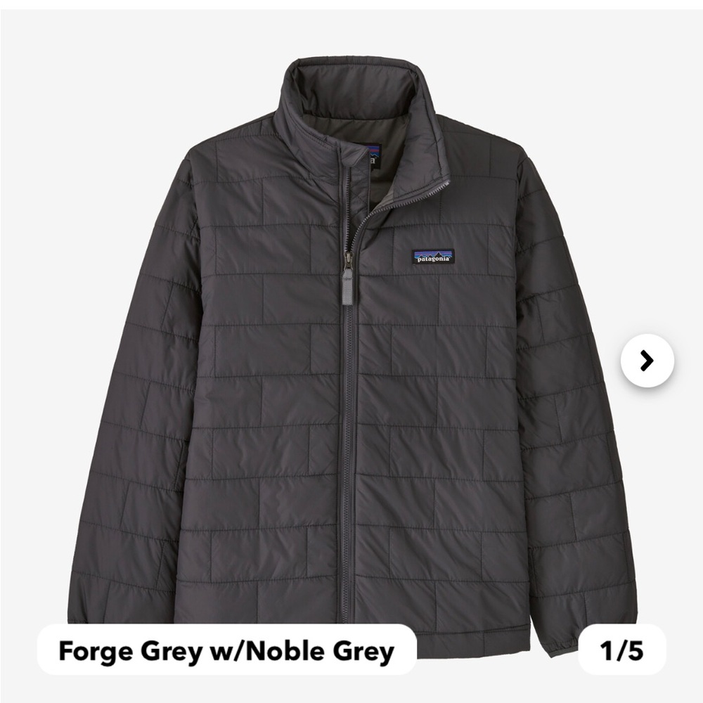 Patagonia kids lightweight puffer coat